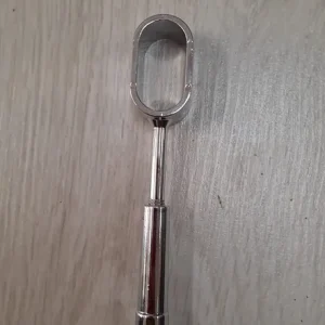 Uitverkoop Reggitubo per tubo ovale 30x15 passante cromo registrabile 12609